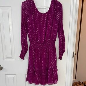 Lilly Pulitzer Purple Long Sleeve Dress